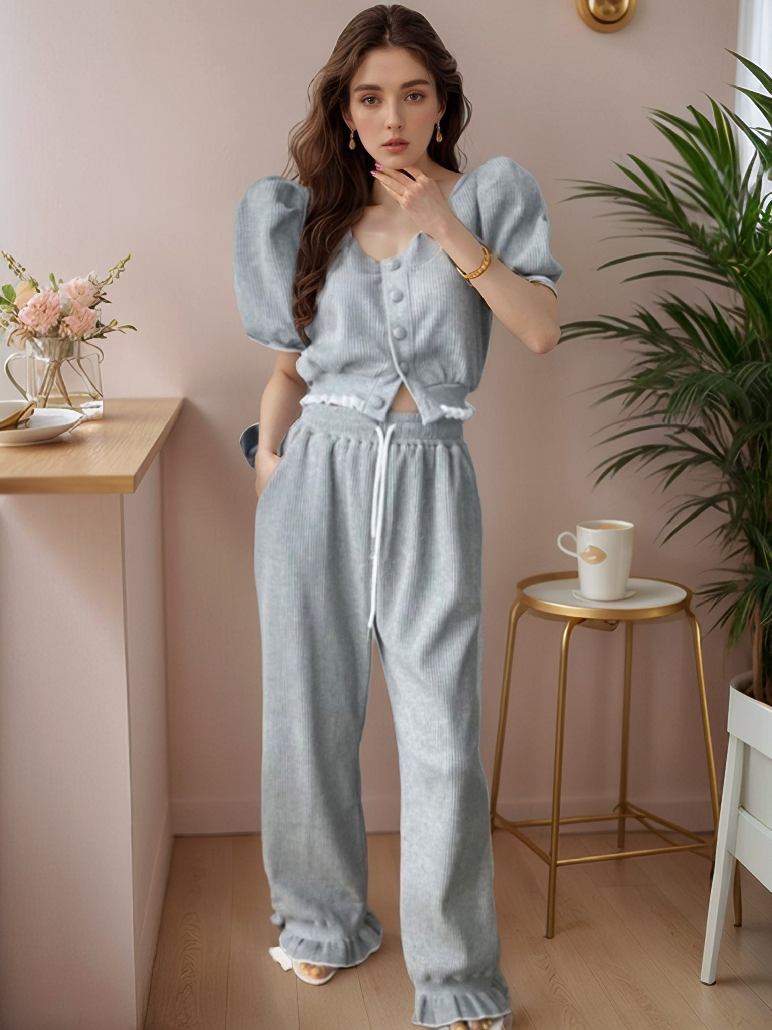 Chic & Comfy Puff Sleeve Training Set