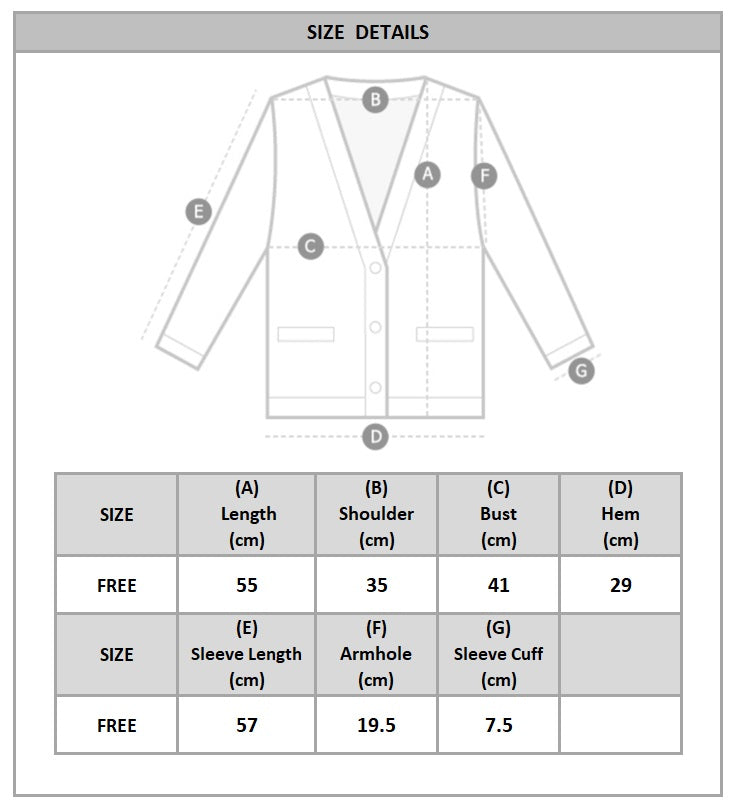 Vintage Chic: V-Neck Knitted Cardigan with Pearl Buttons and Colour-Contrast Patch Edging