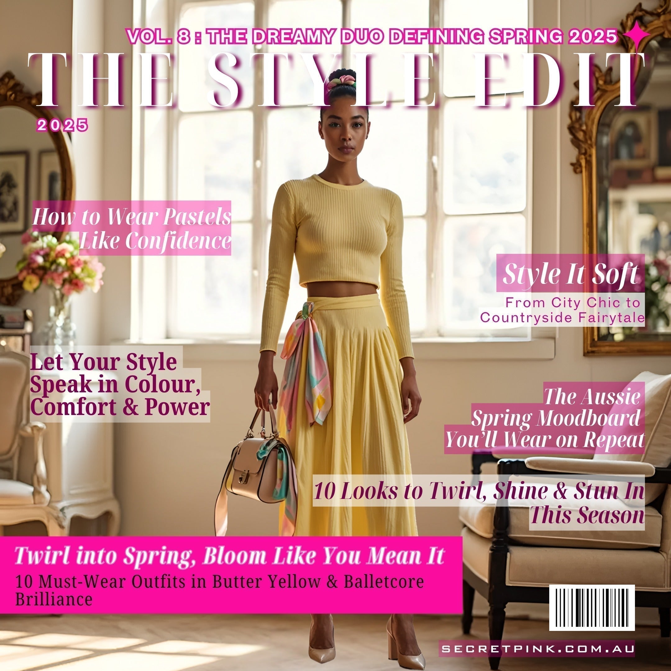 ✨ Volume 8: Butter Yellow & Balletcore – The Dreamy Duo Defining Spring 2025