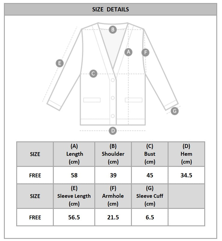 Patchwork Perfection: V-Neck Patchwork Pattern Knitted Cardigan with Black Binding Gold Buttons