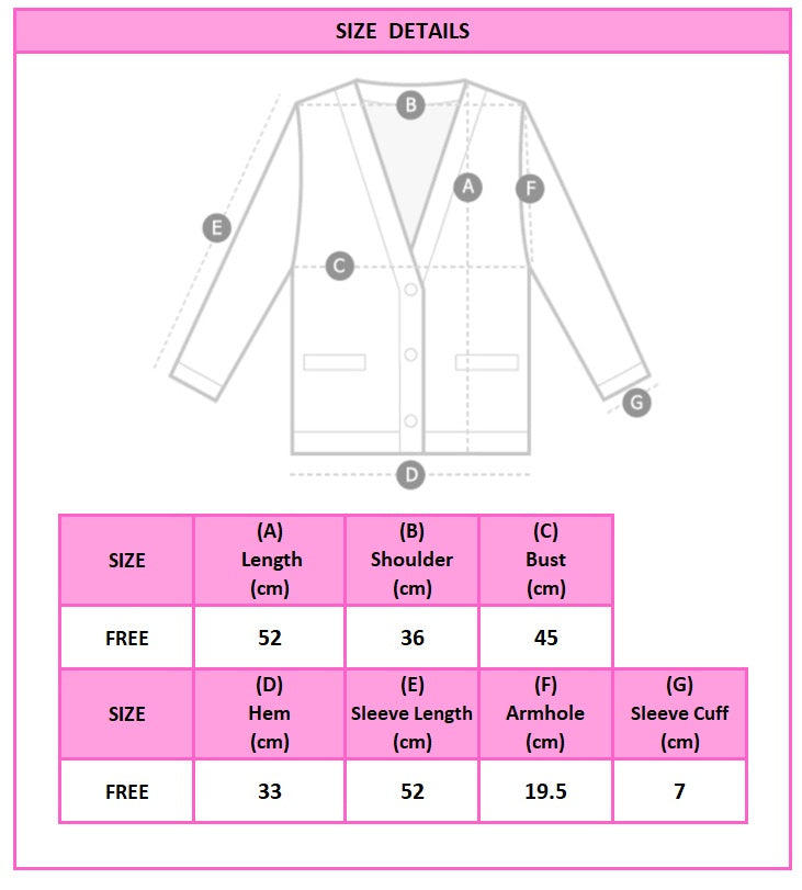 Daily Delight: Versatile Cardigan with Stylish Contrasts and Gold Details