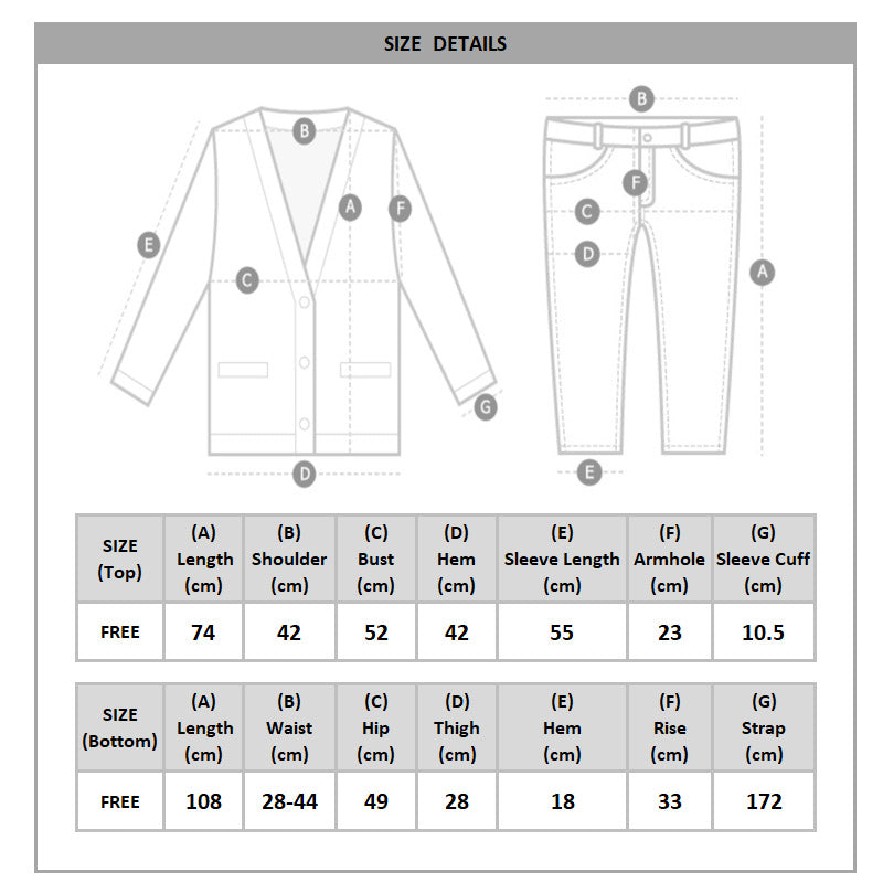Modern Casual Knit Combo:  V-Neck Cardigan & Straight Wide Leg Pants